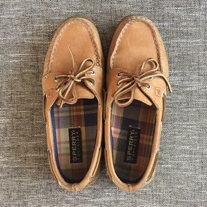 Leather Sperry Top-sider shoe